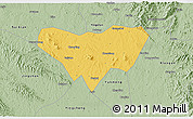 Savanna Style 3D Map of Anlu