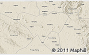 Shaded Relief 3D Map of Anlu