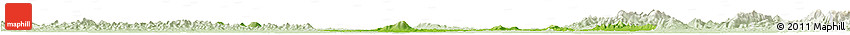Physical Horizon Map of Anlu, lighten