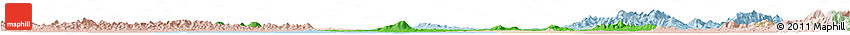 Political Horizon Map of Anlu, lighten