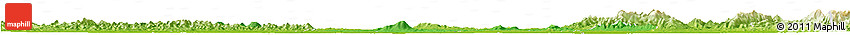 Political Horizon Map of Anlu, physical outside