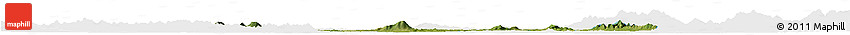 Satellite Horizon Map of Anlu, single color outside