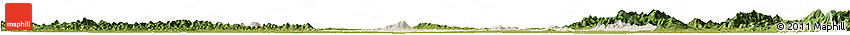Shaded Relief Horizon Map of Anlu, satellite outside