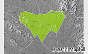 Physical Map of Anlu, desaturated