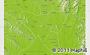 Physical Map of Anlu