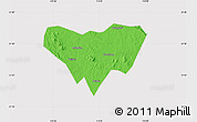 Political Map of Anlu, cropped outside