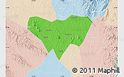 Political Map of Anlu, lighten