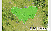 Political Map of Anlu, satellite outside