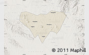 Shaded Relief Map of Anlu, lighten