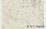 Shaded Relief Map of Anlu