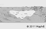 Gray Panoramic Map of Anlu