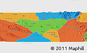 Political Panoramic Map of Anlu