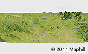 Satellite Panoramic Map of Anlu