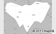 Gray Simple Map of Anlu