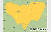 Savanna Style Simple Map of Anlu