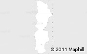 Silver Style Simple Map of Badong