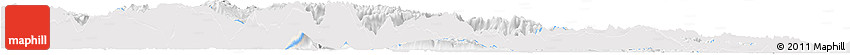 Silver Style Horizon Map of Changyang, single color outside