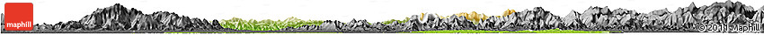 Physical Horizon Map of Chongyang, darken, desaturated