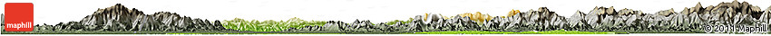 Physical Horizon Map of Chongyang, darken, semi-desaturated
