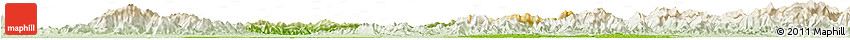 Physical Horizon Map of Chongyang, lighten
