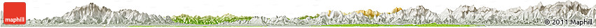 Physical Horizon Map of Chongyang, lighten, semi-desaturated