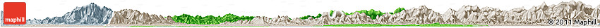 Political Horizon Map of Chongyang, lighten, semi-desaturated