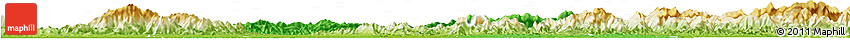 Political Horizon Map of Chongyang, physical outside