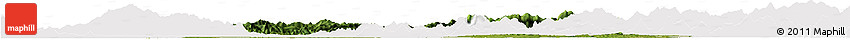 Satellite Horizon Map of Chongyang, cropped outside