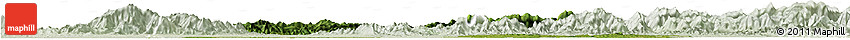 Satellite Horizon Map of Chongyang, lighten