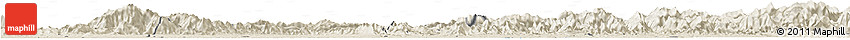 Shaded Relief Horizon Map of Chongyang