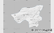 Gray Map of Chongyang, single color outside