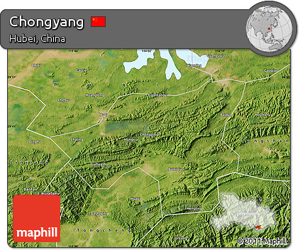 Satellite Map of Chongyang