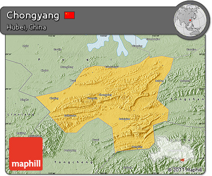Savanna Style Map of Chongyang