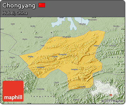Savanna Style Map of Chongyang