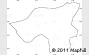 Blank Simple Map of Chongyang, cropped outside, no labels