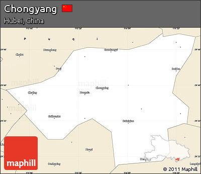 Classic Style Simple Map of Chongyang