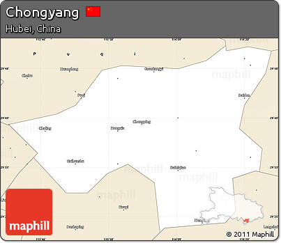 Classic Style Simple Map of Chongyang