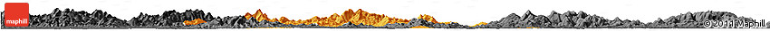 Political Horizon Map of Dawu, darken, desaturated