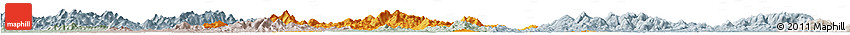 Political Horizon Map of Dawu, lighten, semi-desaturated