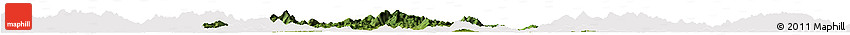 Satellite Horizon Map of Dawu, cropped outside
