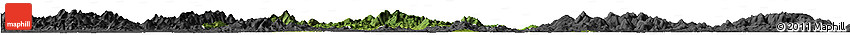 Satellite Horizon Map of Dawu, darken, desaturated