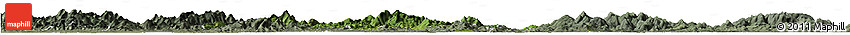 Satellite Horizon Map of Dawu, semi-desaturated