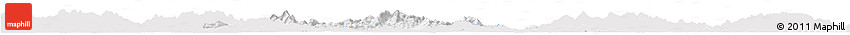 Silver Style Horizon Map of Dawu, single color outside