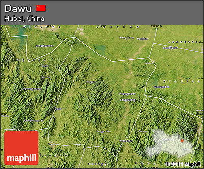 Satellite Map of Dawu