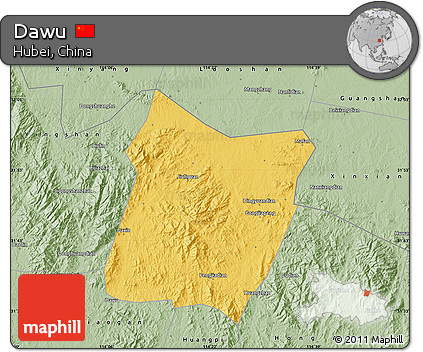 Savanna Style Map of Dawu