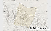 Shaded Relief Map of Dawu, lighten