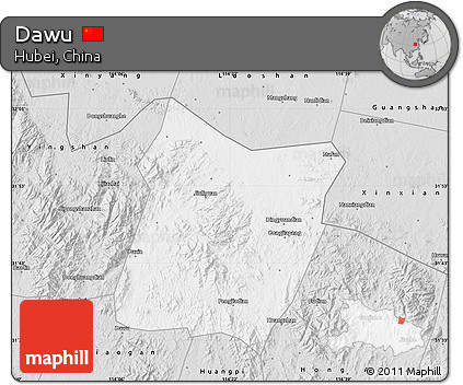Silver Style Map of Dawu