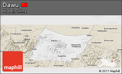Classic Style Panoramic Map of Dawu