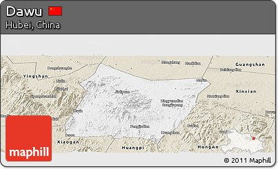 Classic Style Panoramic Map of Dawu