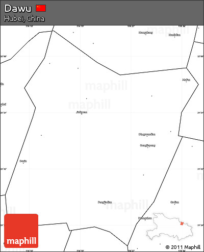 Blank Simple Map of Dawu